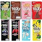 8 Flavours of Pocky - Pocky Matcha, Double Chocolate, Strawberry, Chocolate, Fruity Blueberry, Fruity Strawberry, Milky and Choco Banana.