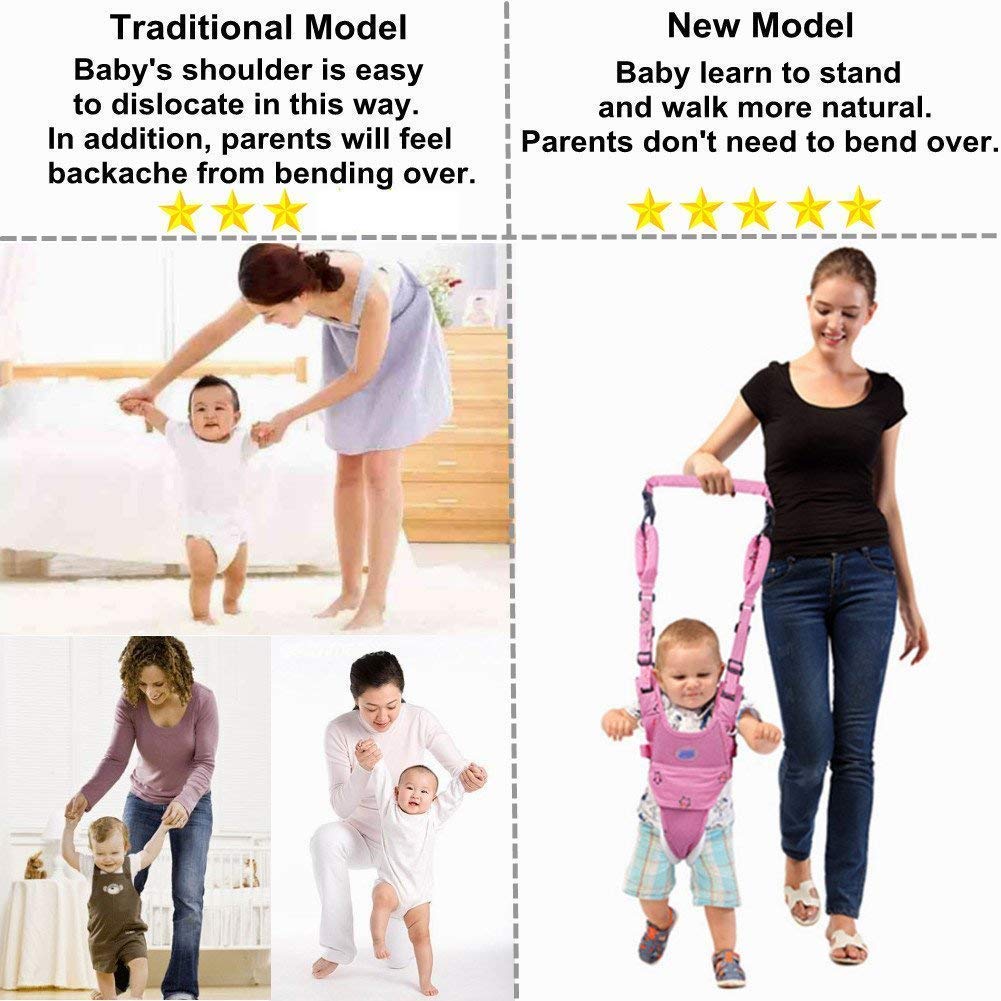 Laisse Pour Tout Petit Bretelle Premier Pas Marcheur De Surete Infantile Rose 4 En 1 Harnais De Securite Pour Bebe Porte Bebe Aide A La Marche Harnais De Securite Bebe Puericulture Estiloss Com