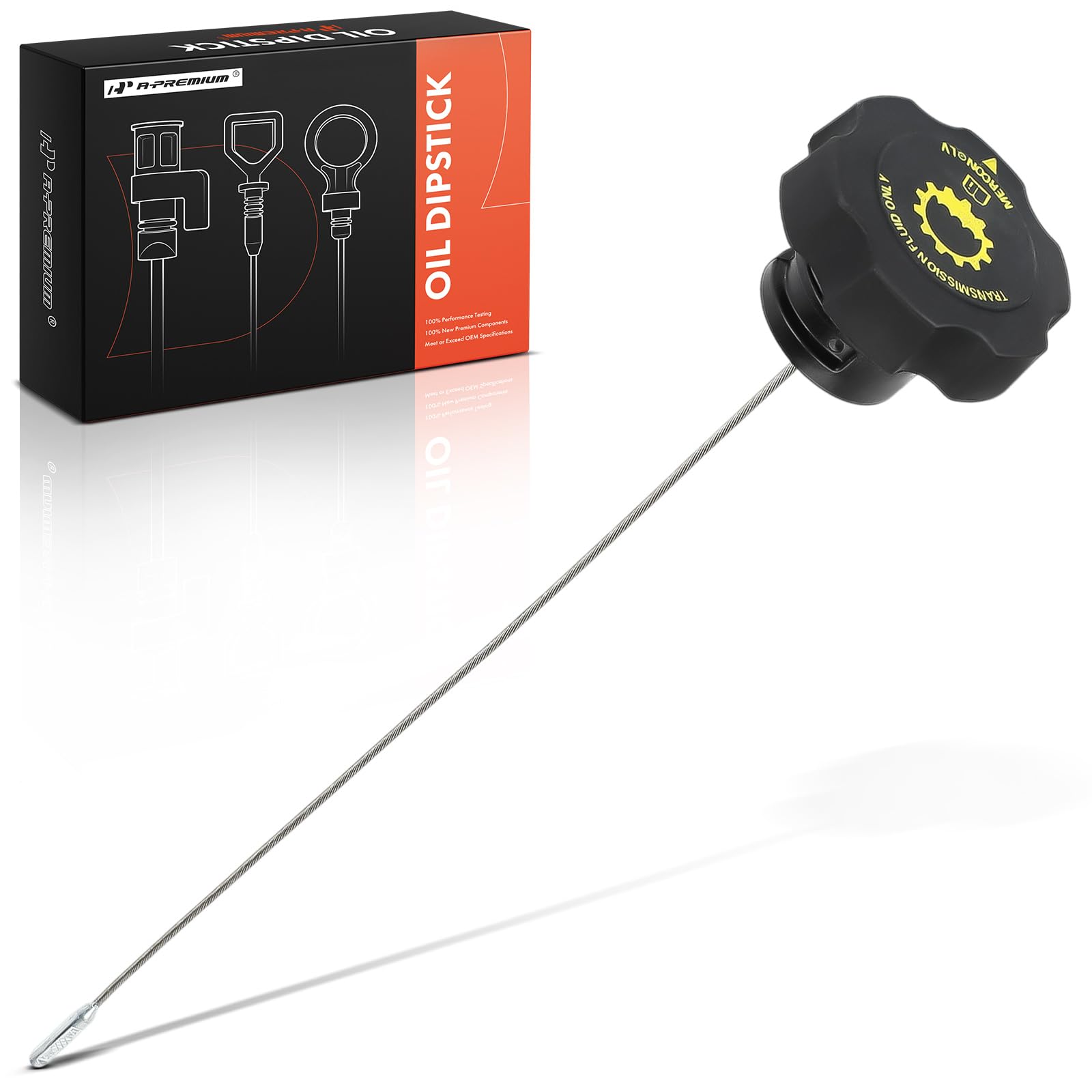 Photo 1 of A-Premium Transmission Fluid Dipstick with Cap Compatible with Ford Explorer 2011-2019, Fusion 2017-2018, Edge, Taurus, Flex & Lincoln MKZ, MKX, MKS, MKT