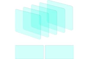 Flexzion Welding Helmet Auto Darkening Lens Clear Cover 5 Outer (4.5"x3.5") 2 Inner (3.9"x1.9) Protective Film Replacement Filter Package Parts for ARC Welding Hood Mask Auto Shade Lenses Accessories