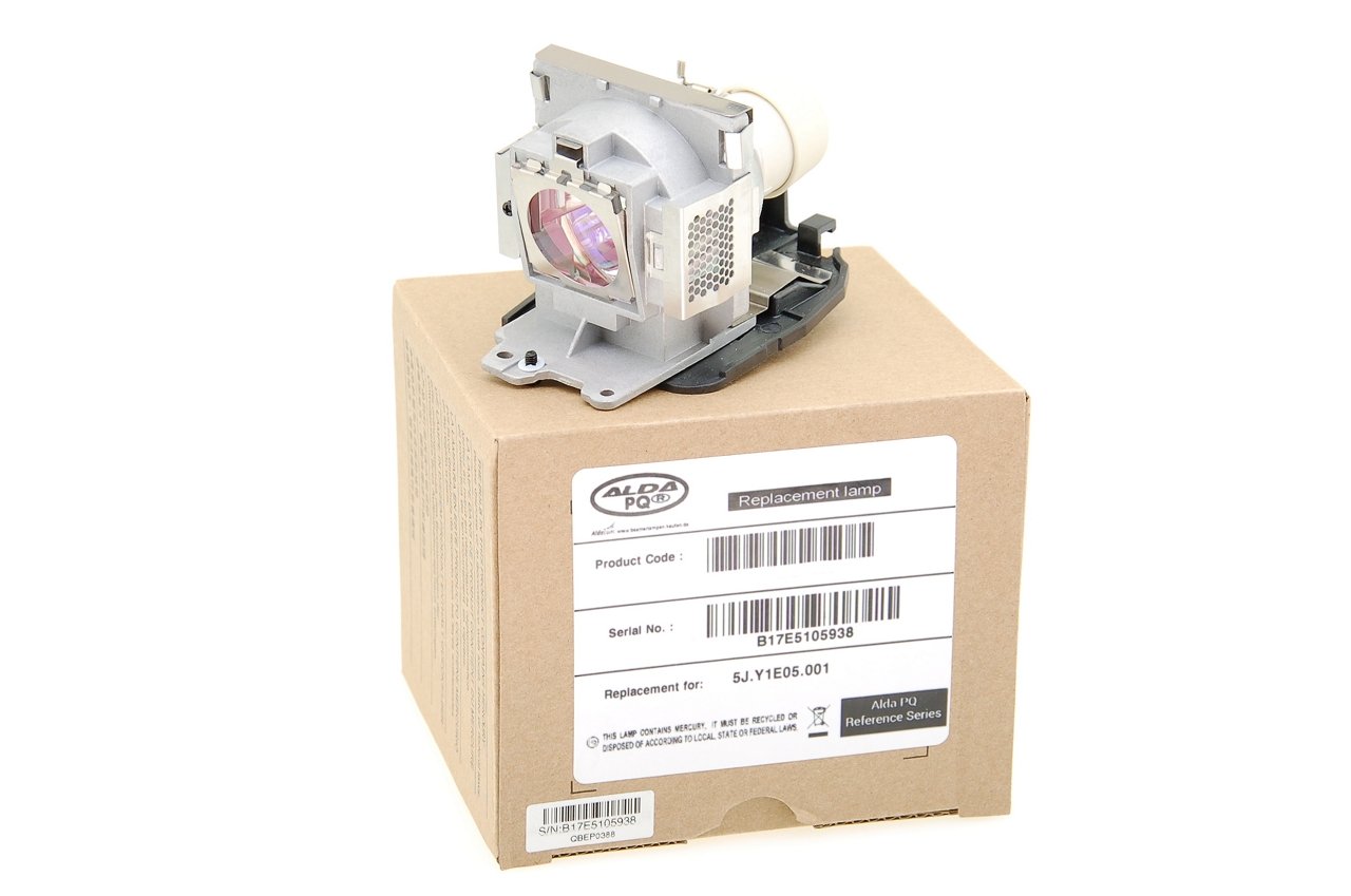 Alda PQ Reference, lamp Replaces 5J.Y1E05.001 for BENQ MP623, MP24, MP624 projectors, Projector lamp with housing