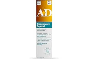A+D Incontinence Support Skin Protectant & Rash Ointment – Treats & Prevents Incontinence Rash, Soothes Chafed Skin, Odor Neutralizing Technology - 3.5oz