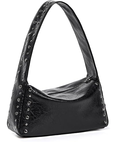 Vhitler Studded Purses Y2k Shoulder Bag 90s Punk Women Small