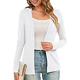 LIENRIDY Women's Cardigans Lightweight Long Sleeve Open Front Sweater Cardigan, S-XL