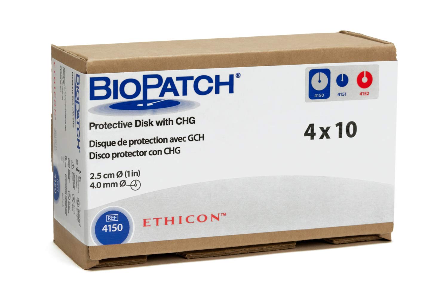 Ethicon BIOPATCH Protective Disk with CHG, 4150, Antimicrobial IV