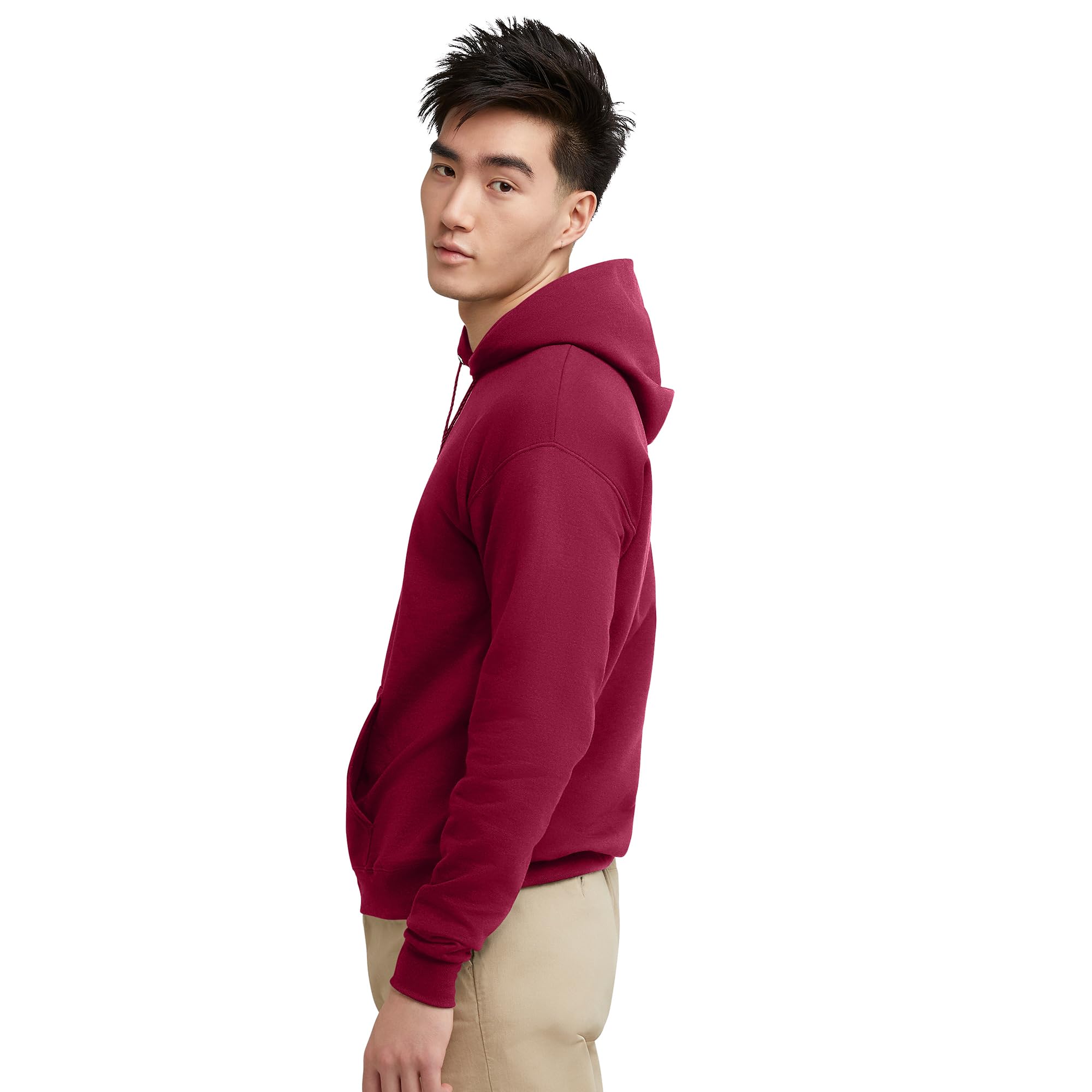 Hanes EcoSmart Hoodie, Midweight Fleece, Pullover Hooded Sweatshirt for Men