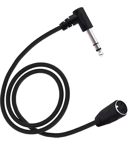 Cavo Convertitore DIN 5 Pin Maschio A 6,35 Mm Femmina – 1 Metro – Innov8
