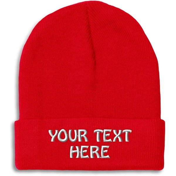 Gorro Bordado Rojo Exclusivo Diseño Pantera