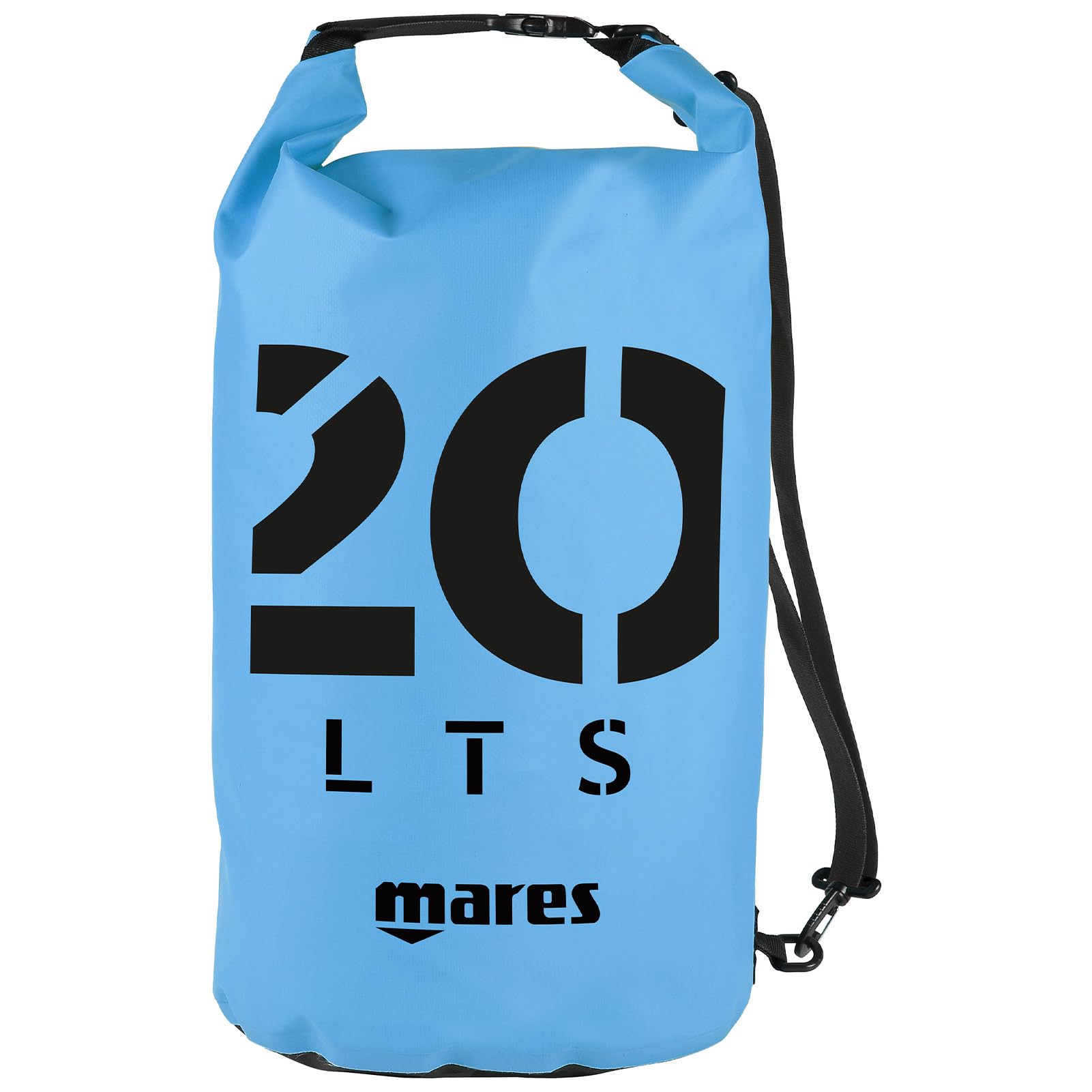 Mares Aquazone Seaside Dry Waterproof Bag, lightblue, Borsa 37x60 cm, Waterproof Beach Bag