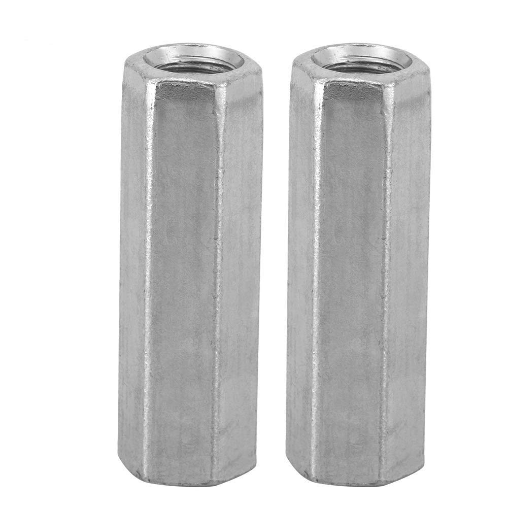 10pcs M8 Carbon Steel Long Rod Nut Hex Hexagonal Sleeve Nut Standoff Threaded Fasteners Fitting Hex Rod Threaded(M8*40)