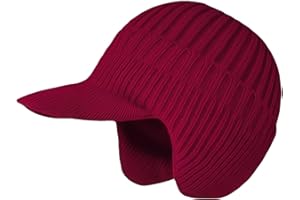 Yifare Cozy Head Beanie, Sherum Cozy Head Beanie Winter Hat with Brim and Ear Flaps for Men, Women