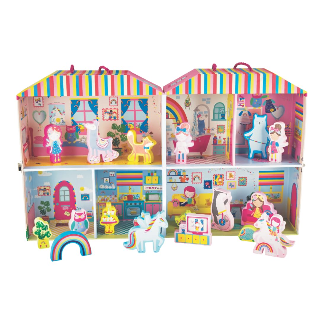 Floss & Rock Rainbow Unicorn House Playbox Toy