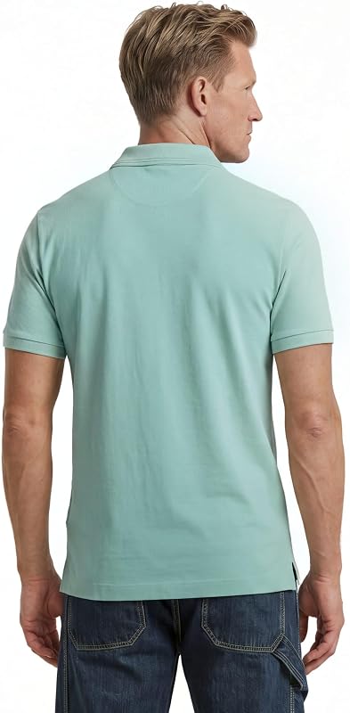 Men's Dunda Overdyed Slim Polo, Size: M, Color Blue