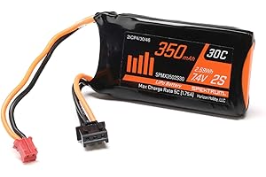 Spektrum 350mAh 2S 7.4V LiPo w/ PH2.0 2pin Power Connector, SPMX3502S30
