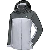 Little Donkey Andy Women’s Waterproof Rain Jacket Lightweight Outdoor Windbreaker Rain Coat Shell for Hiking, Travel