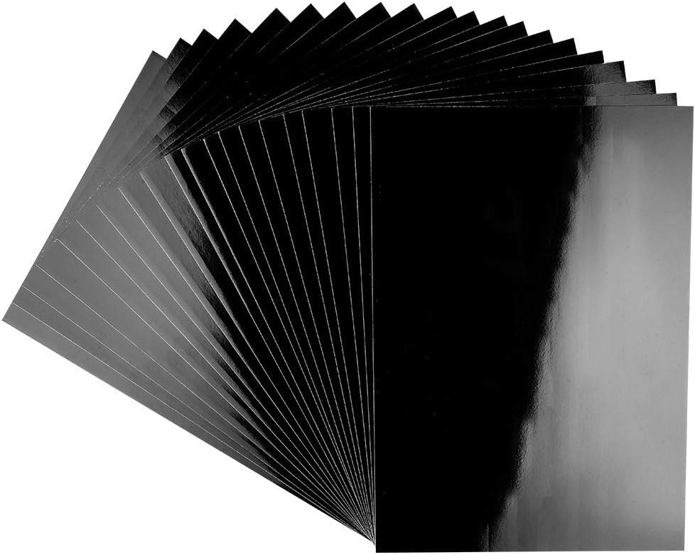 Ideen mit Herz Glossy Card, Black