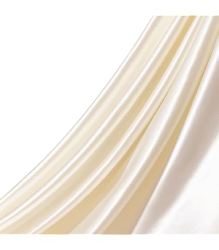 white christmas dresses Cream 100% Pure Silk Fabric by The Metre, Cream Silk Fabric, Pure Silk Dupioni Bridal Dress Fabric, Upholstery Curtain Wholesale Fabric 3 metres (5% main image 1