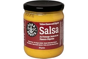 Casa Bonita Yellow Cheese and Chipotle Salsa | Vegan & Gluten-Free | Smoky & Savoury | Perfect for Dipping and Topping