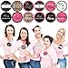 Big Dot of Happiness Girls Night Out - Bachelorette Party Name Tags Badges Sticker Set 12