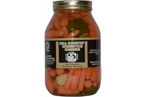 BLUEBONNET CREEK FARMS Texas Hill Country Hot Garlic Dill Carrots 32oz