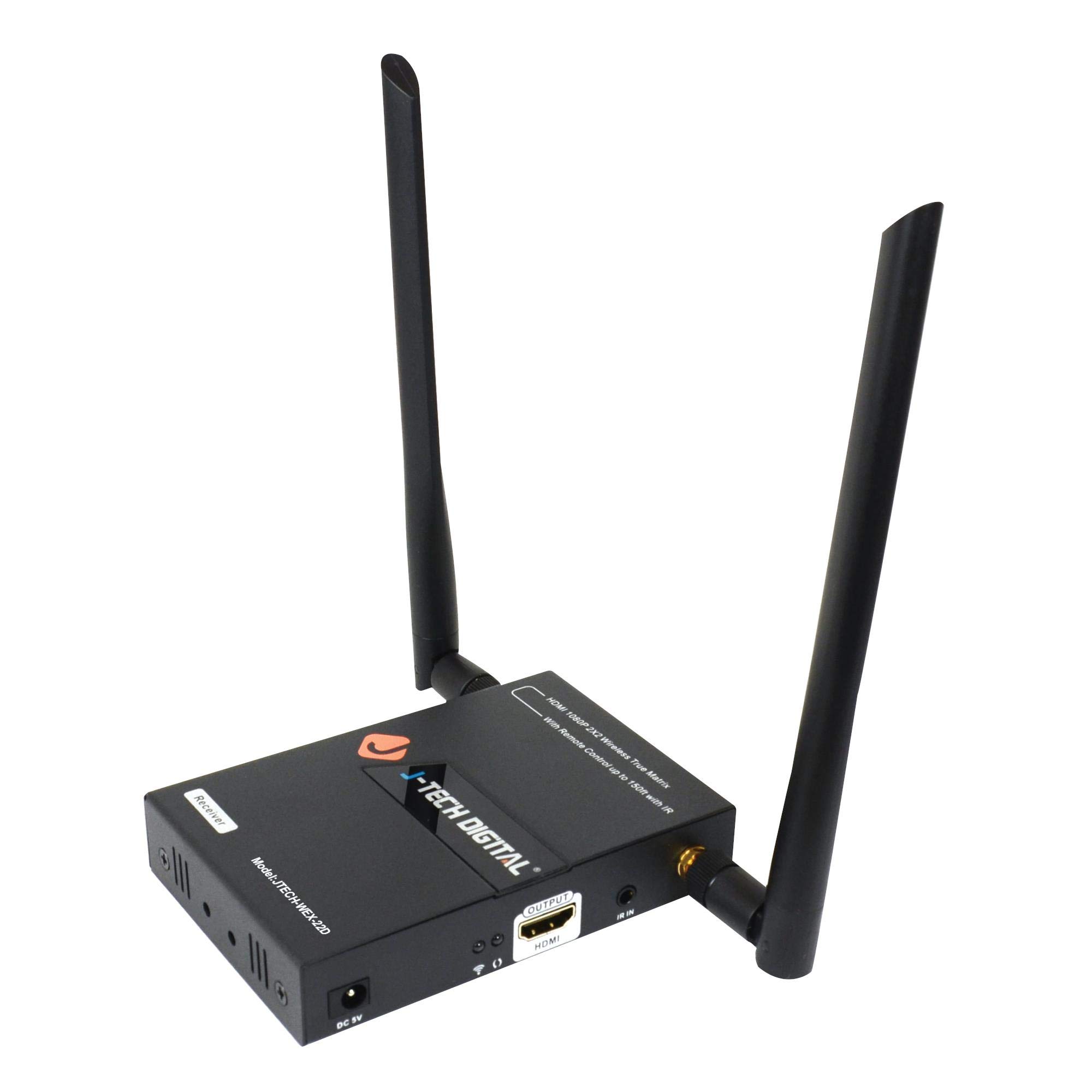 JTech Digital 2x2 Wireless MultiChannel HDMI Matrix/Extender up to