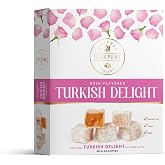 Assorted Turkish Delight Variety Pack &ndash; Double-Roasted Pistachio, Mint, Fruit, Coffee &amp; Rose &ndash; Premium Soft &amp; Chewy Lokum Candy &ndash; 6.2 oz &amp; 12.4 oz Packs (6.2 oz, Rose)