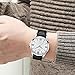 Men's Quartz Watch , Aposon Business Casual Larger Analog Wrist Watch Leather Band Outdoor Sports Roman Numeral Watches -Black