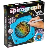 Spirograph Doodle Pad&ndash; Arts and Crafts, Scratch Art, LCD Writing Tablet for Kids, Kids Toys, Art Supplies, Drawing Kit, Spiral Art, Double-Sides Stylus, Build-in Storage, Stencils Included, Ages 5+