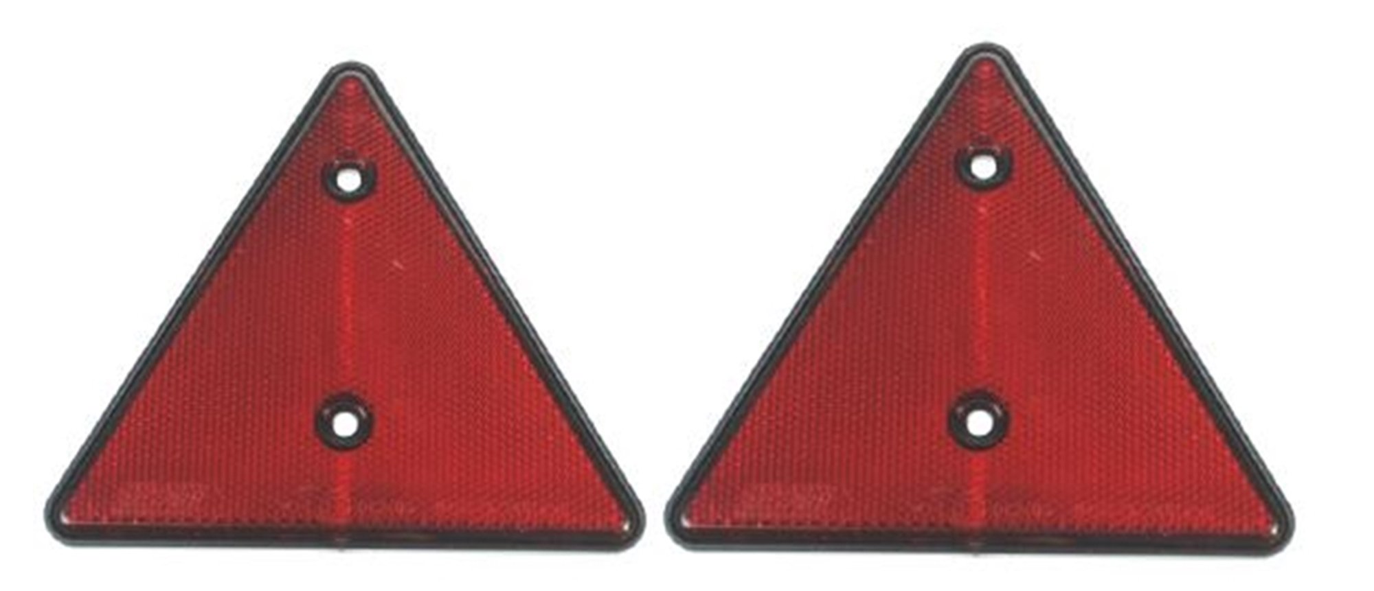 leisure MART A Pair of Trailer or Caravan Red Triangle Reflectors LMX1660