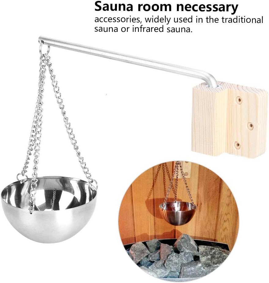LIZERDYX Sauna Oil Cup Sauna Aromatherapy Oil Holder Essential Oil Fragrance Diffuser Bowl for Sauna and Spa Sauna Room Accessories : Garden & Outdoor