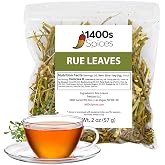 2oz Rue Herb Dried Leaves and Stalks, Ruda Seca en Hojas y Ramas | Ideal for herbal tea, steam infusions, and traditional wellness preparations