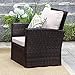 Wisteria Lane Outdoor Patio Furniture Set, 5 Piece Garden Rattan Sofa Wicker sectional Sofa Seat with Coffee Table,Brown