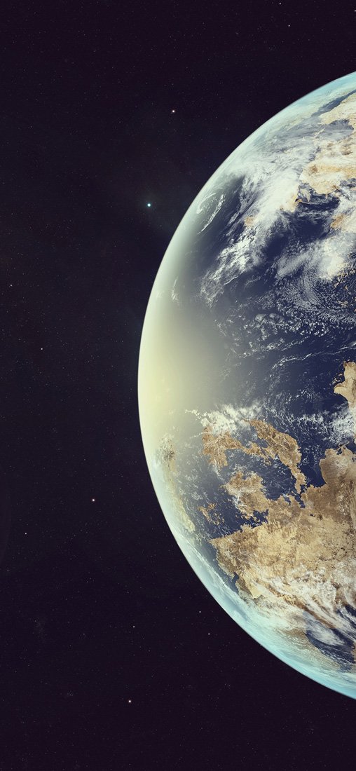 PeelitStickit Planet Earth, Wall Murals, ID-025, vinyl