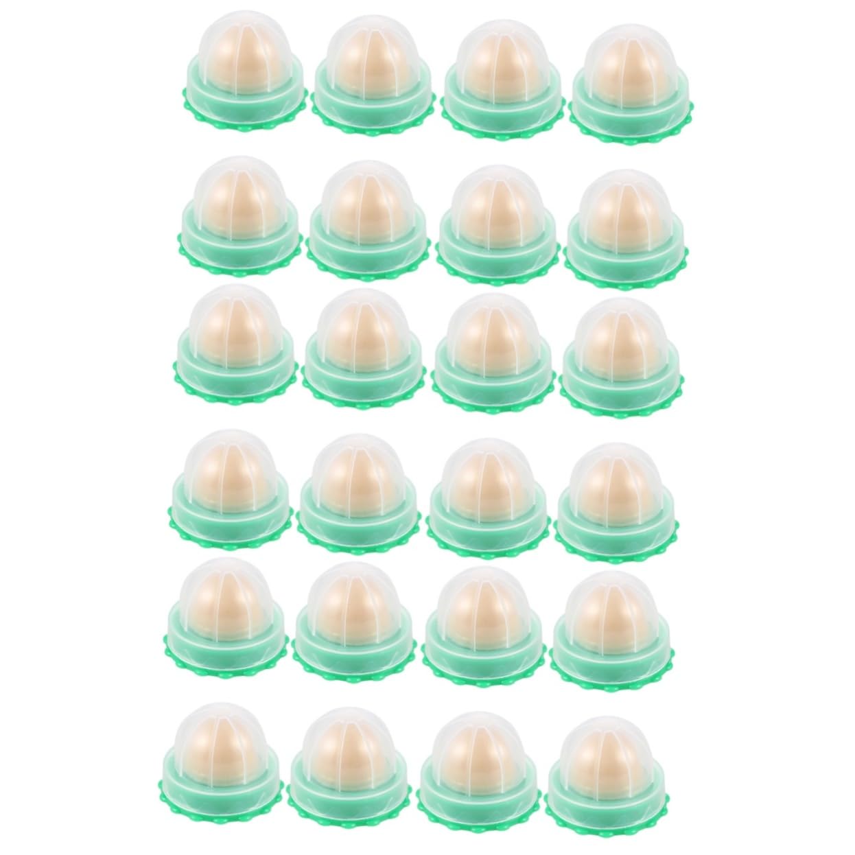 POPETPOP Cat Toys - Cats Lick Candy 16 Pcs Toys Balls for Licking Fun Cheese Snacks Kitten Snack Digestion Promoter Bite Ball Roller Pet Ball Toys for Indoor, Green