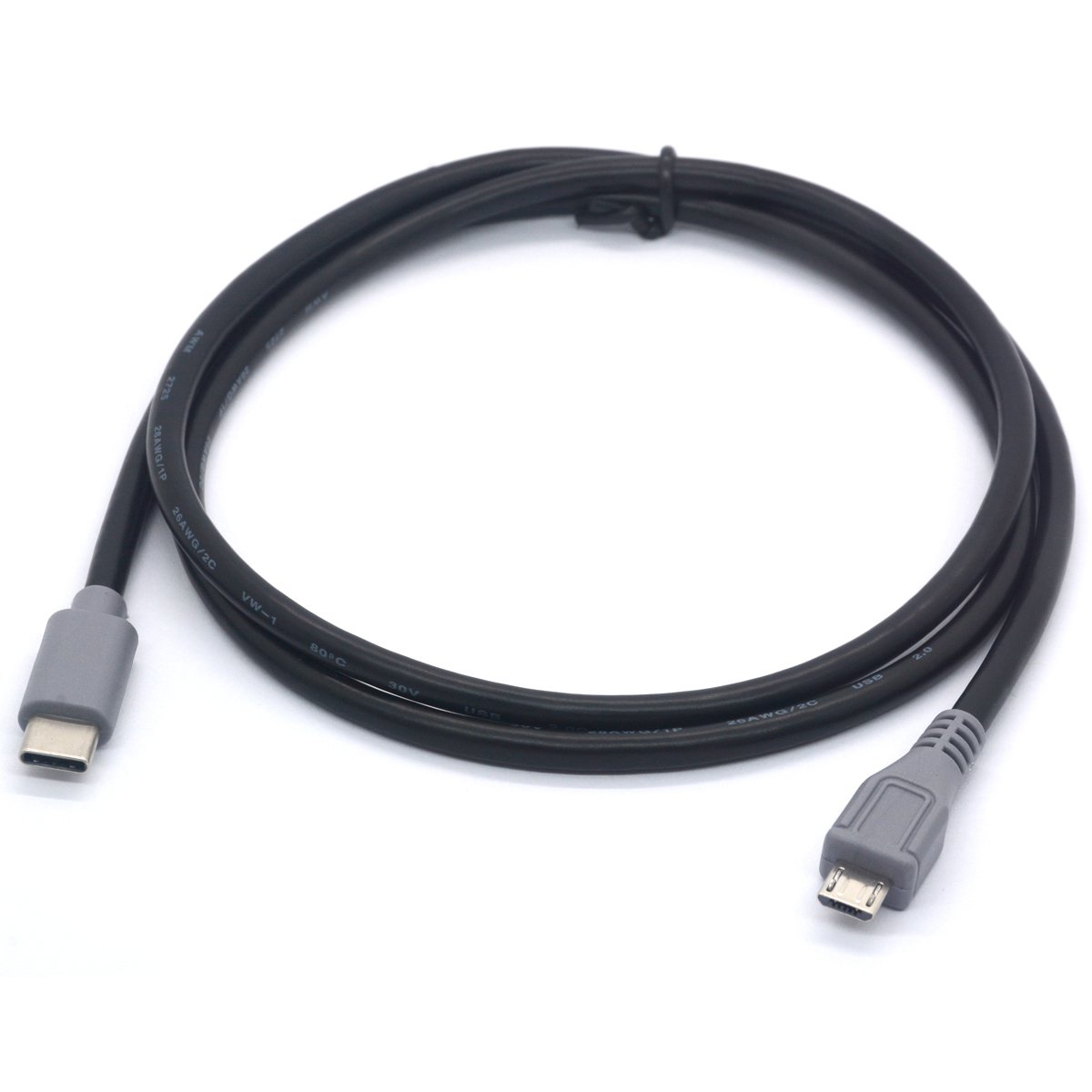 OpenII USB C to Micro USB C Cable, Type C Male to Micro USB B Male Extension Cord for Macbook, Dell XPS 13 15, Chormebook Pixel, Lenovo devices with USB-C Port (1 meter)