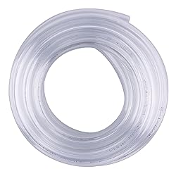 DERNORD PVC Tubing 3/8"ID X 1/2"OD Flexible Clear