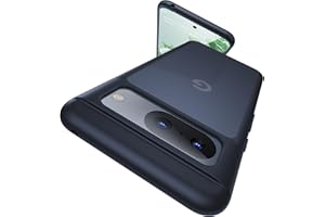 Humixx Shockproof Designed for Google Pixel 8 Case [ Military Grade Drop Protection ] [ Ultimate Silky Touch ] Translucent Hard Back Protective Slim Thin Matte Black for Google Pixel 8 Case 6.2”