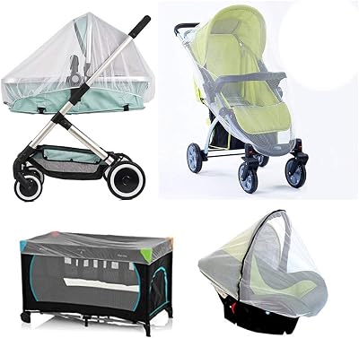 Vobulafy Pram Net Universal Mosquito Bug Insect Cover 47x40 inches