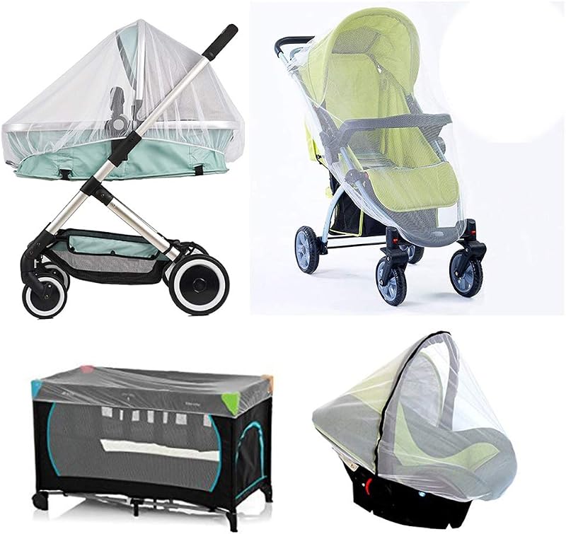 Vobulafy Pram Net Universal Mosquito Bug Insect Cover 47x40 inches