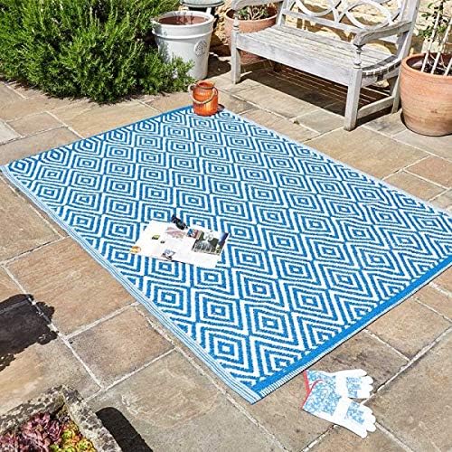 garden mile® Large Al Fresco Area Rugs Indoor Outdoor Patterned Rug