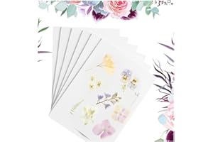 Suziko Flower Pressing Accessories,Blotting Paper for Flower Press,Drying Plates Replacement Dried Flower Leaf Plant Fruit Pressing Replacements for DIY Art Handicrafts Specimens (10.8" x 6.9")