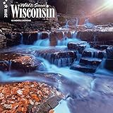 Wisconsin, Wild & Scenic 2018 12 x 12 Inch Monthly Square Wall Calendar, USA United States of Americ by