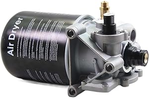 Highfil R955300 Air Brake Dryer - 1200P System Saver, with Coalescing Cartridge, 12V, 1/2" NPT Delivery/Supply Ports, 1/4" Control PortReplaces Meritor R955300, 955300, Haldex 955079CX, TR955079