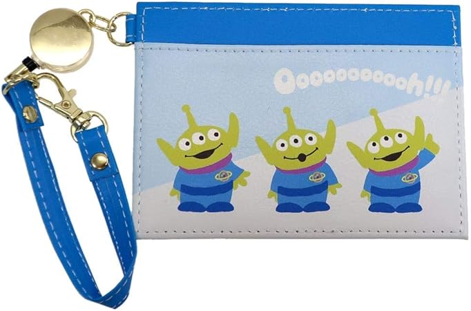 Amazon トイストーリー 定期入れ リール付き シングル パスケース エイリアン ディズニー バッグ 財布 おもちゃ