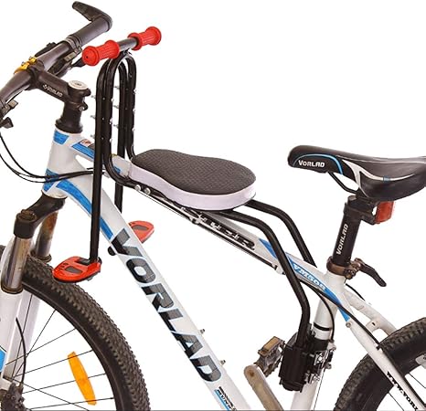 Godnece Siege Velo Avant Enfant Siege Velo Pour Bebe Enfant Selle Velo Confort Enfant Detachable Siege Avant Avec Pedale Et Poignee Amazon Fr Sports Et Loisirs
