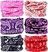 VANCROWN Headwear Head Wrap Sport Headband Sweatband 220 Patterns Magic Scarf 12PCS & 6PCS 12 in 1 By (6PCS.Paisley 2)