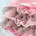 QandSweat Baby Girl Bloomer Diaper Cover Toddlers Cute Lace Design Bloomers Value Pack of 3 (0-6M, ROSEO Blue Pink)