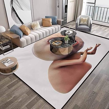 Humor - Alfombra moderna de área de 6 x 9 pies, con texto en inglés