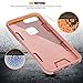 iPhone 7 Case MouKou Hybrid Dual Slim Hard Shell Hard PC + TPU Protective Back Case Shockproof Cover for iPhone 7 4.7inch(Gold)