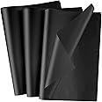 NEBURORA 100 Sheets Black Tissue Paper for Gift Bag 20x14 Inches Wrapping Tissue Paper Bulk Decorative Art Paper for DIY Crafts Birthday Graduation Halloween Party Decor